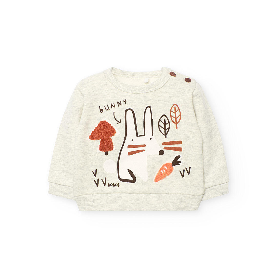 Conjunto Gimnasia Bebé Boboli Beige 3/7