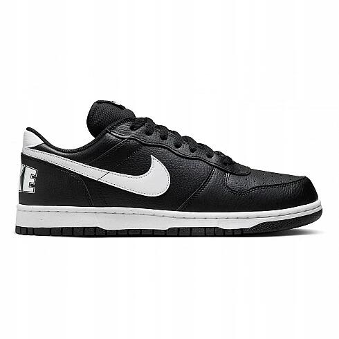 BUTY męskie NIKE Big Low 355152-016 czarne skóra 43