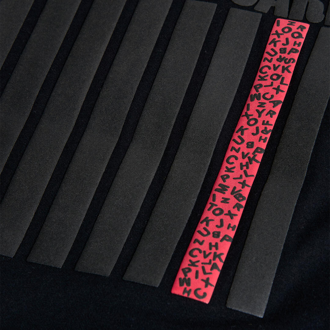 Camiseta Gimnasia Niño Boboli Negro 3/4