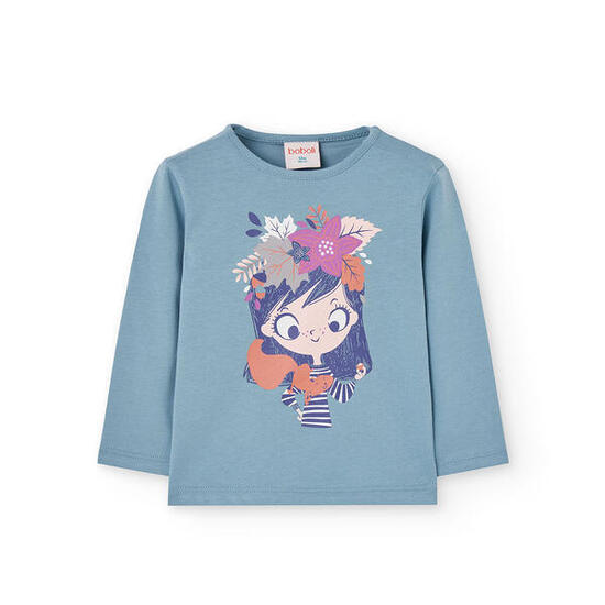 Camiseta Gimnasia Niña Boboli Verde