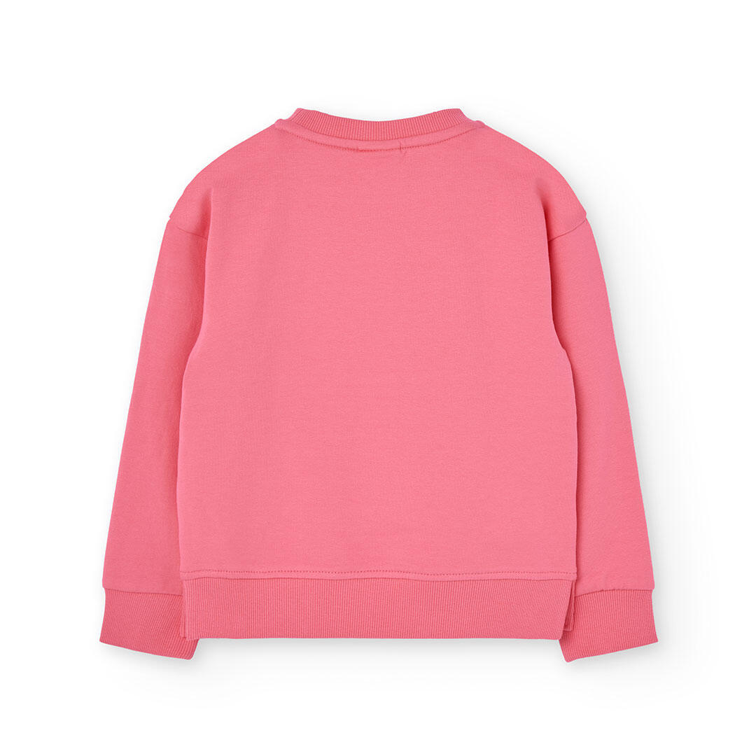 Sudadera Gimnasia Niña Boboli Rosa 2/4
