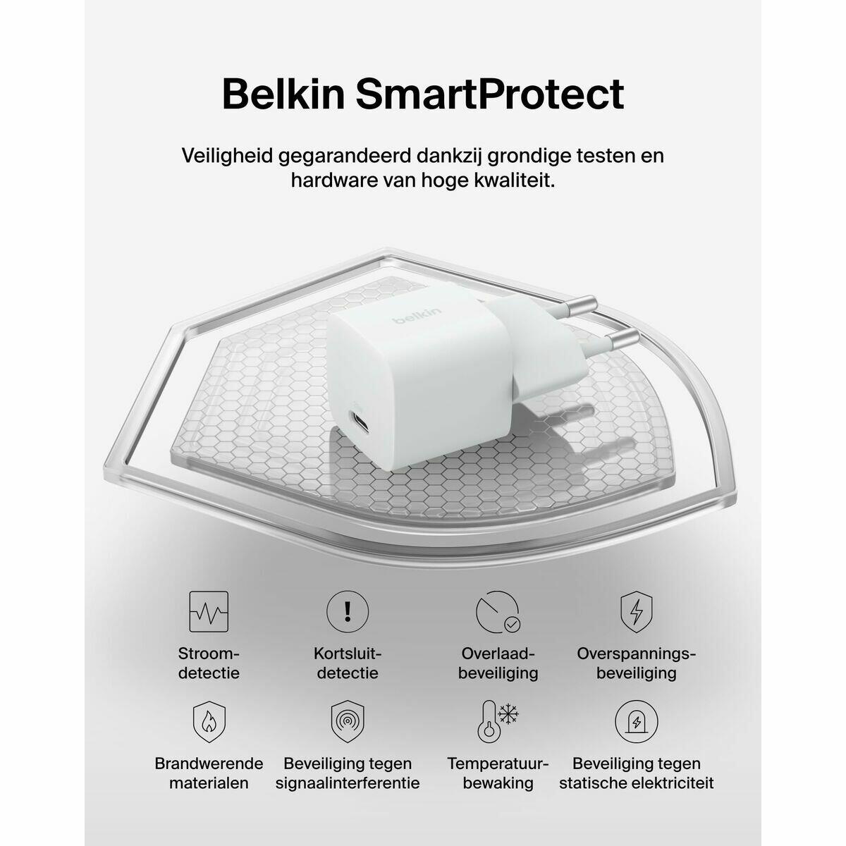 Caricabatterie da Parete BELKIN WCA012KQ1MWH-B6 Spina EU 5/5