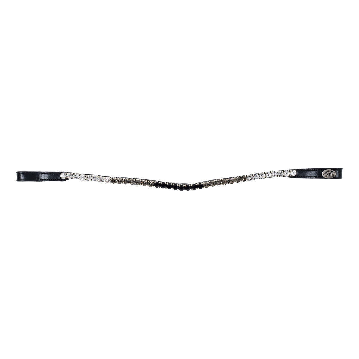 Stirnband für Pferd HFI Straight + Strass 2/2