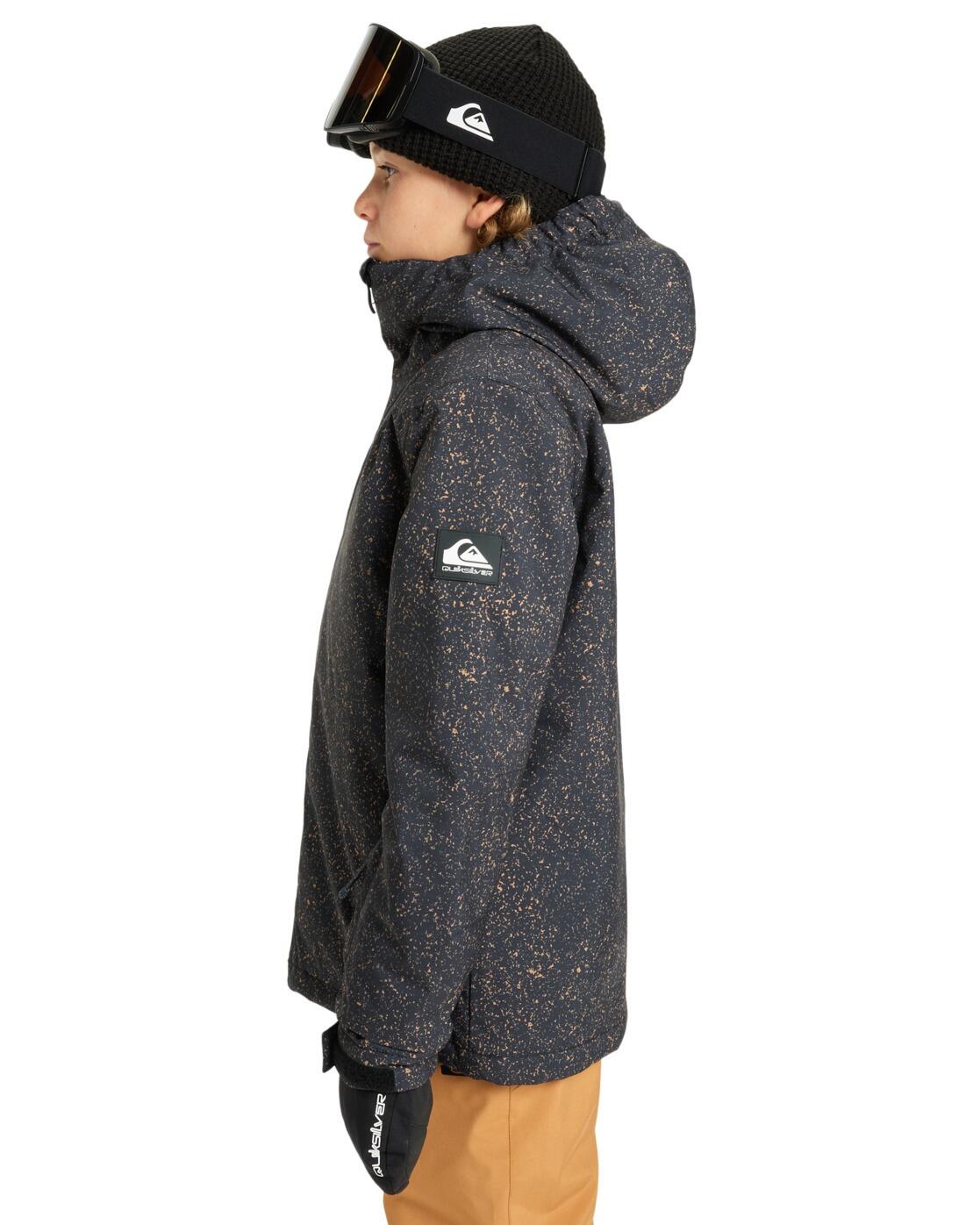 Veste de snow technique MISSION PRINTED Noir Garçon 4/4