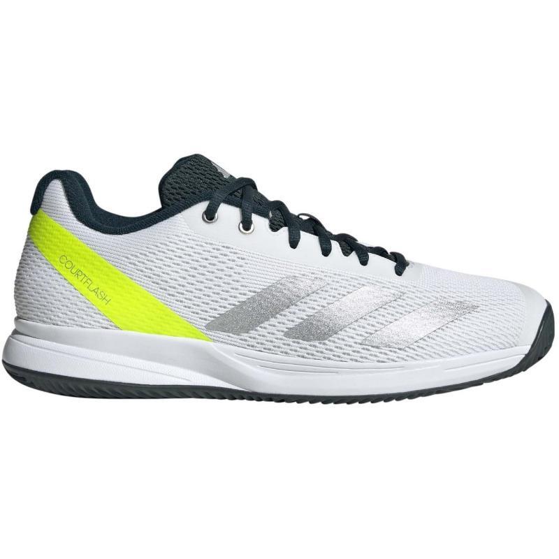 ADIDAS Tênis Adidas Courtflash Speed 2 Branco Prata Limão