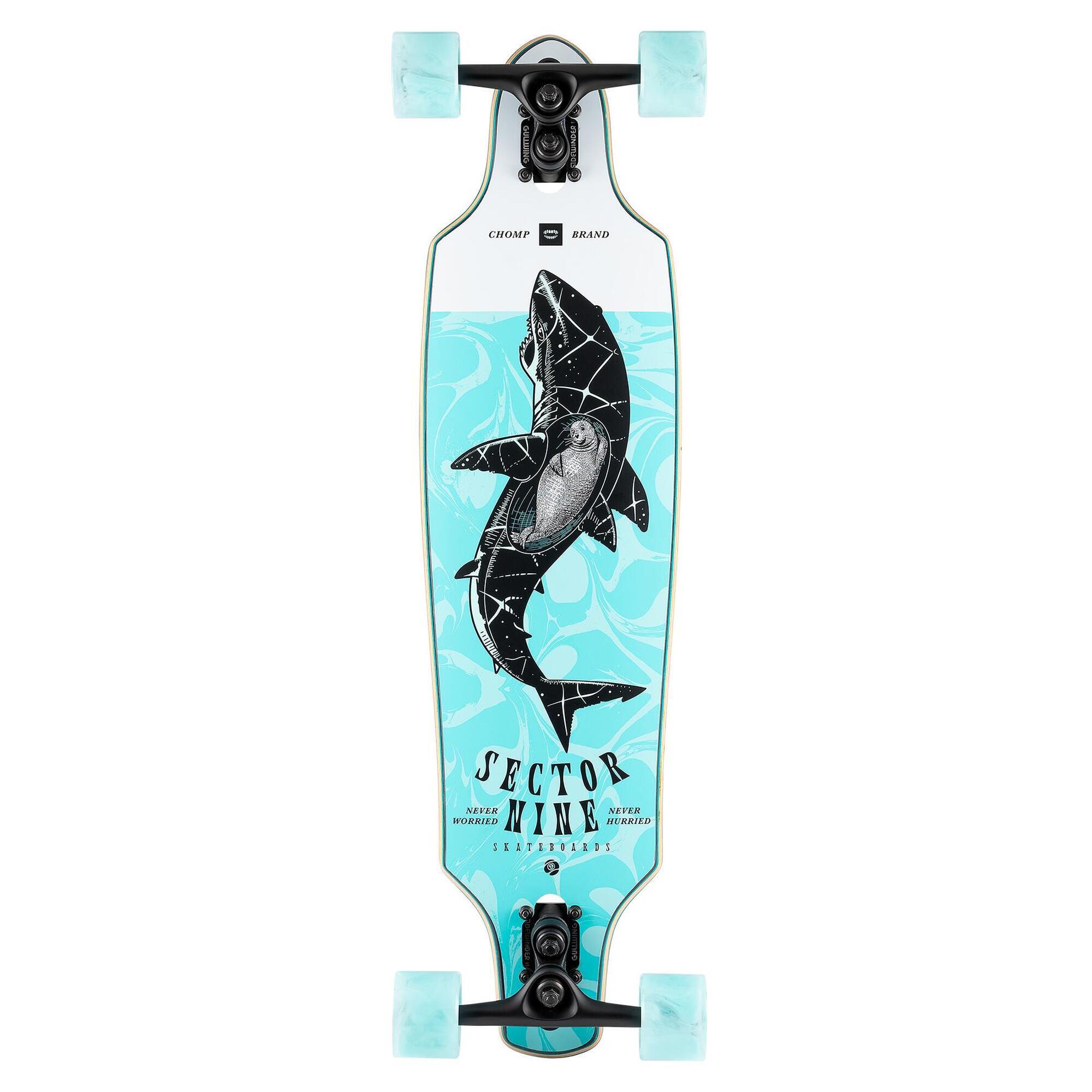 Sector 9 - Longboard Complet Roundhouse - Longboard Skate - Bleu - Decathlon