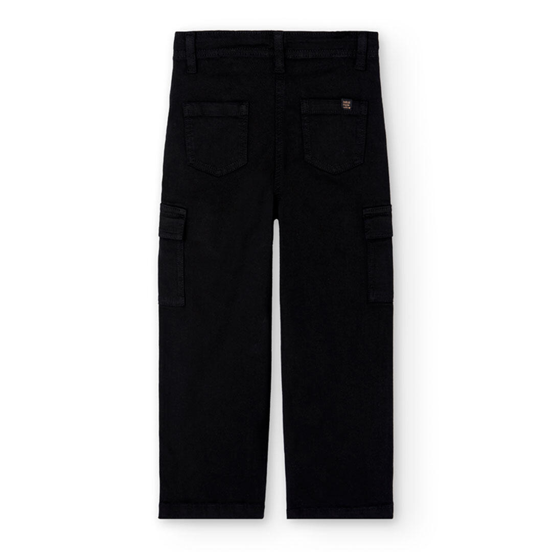Pantalón Gimnasia Niña Boboli Negro 2/4