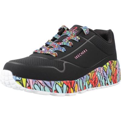 Sneakers skechers model uno litesubtle love kleur zwart