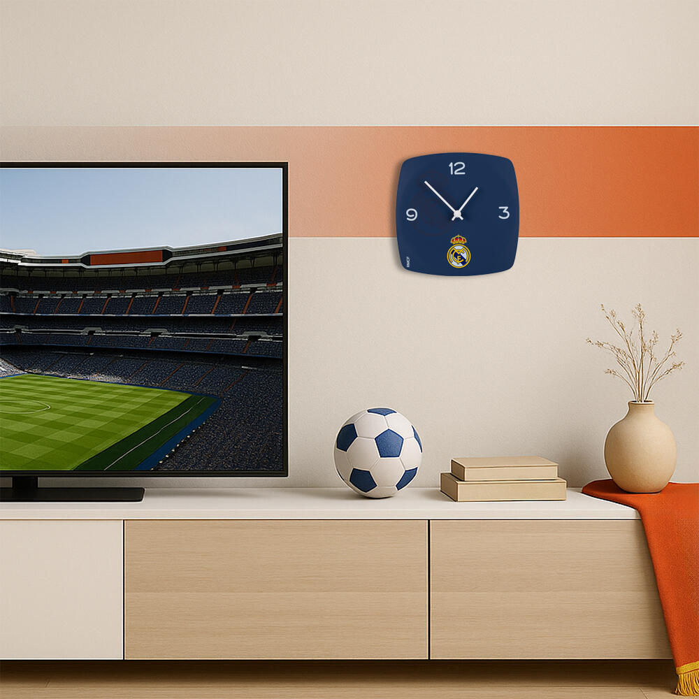 Reloj de pared Real Madrid Moderno RMCF  ¡Hala Madrid! 2/4