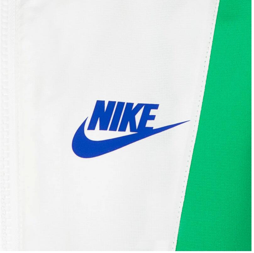 Giacca bambino antivento nike color block - verde/bianco/blu 3/5