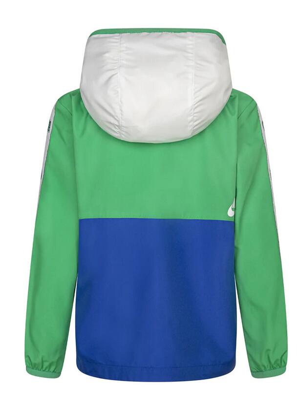 Giacca bambino antivento nike color block - verde/bianco/blu 2/5