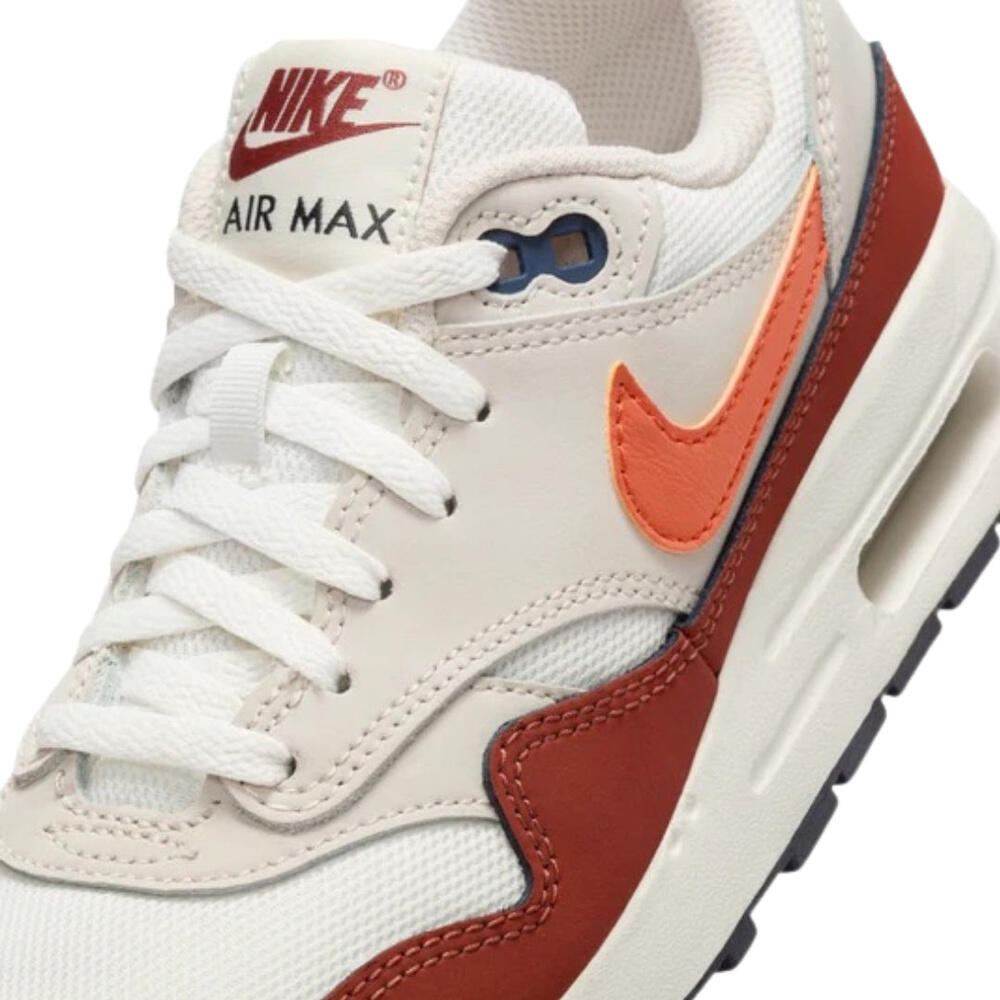Womens Sports Trainers Branded Badge Air Max 1 GS 2/4