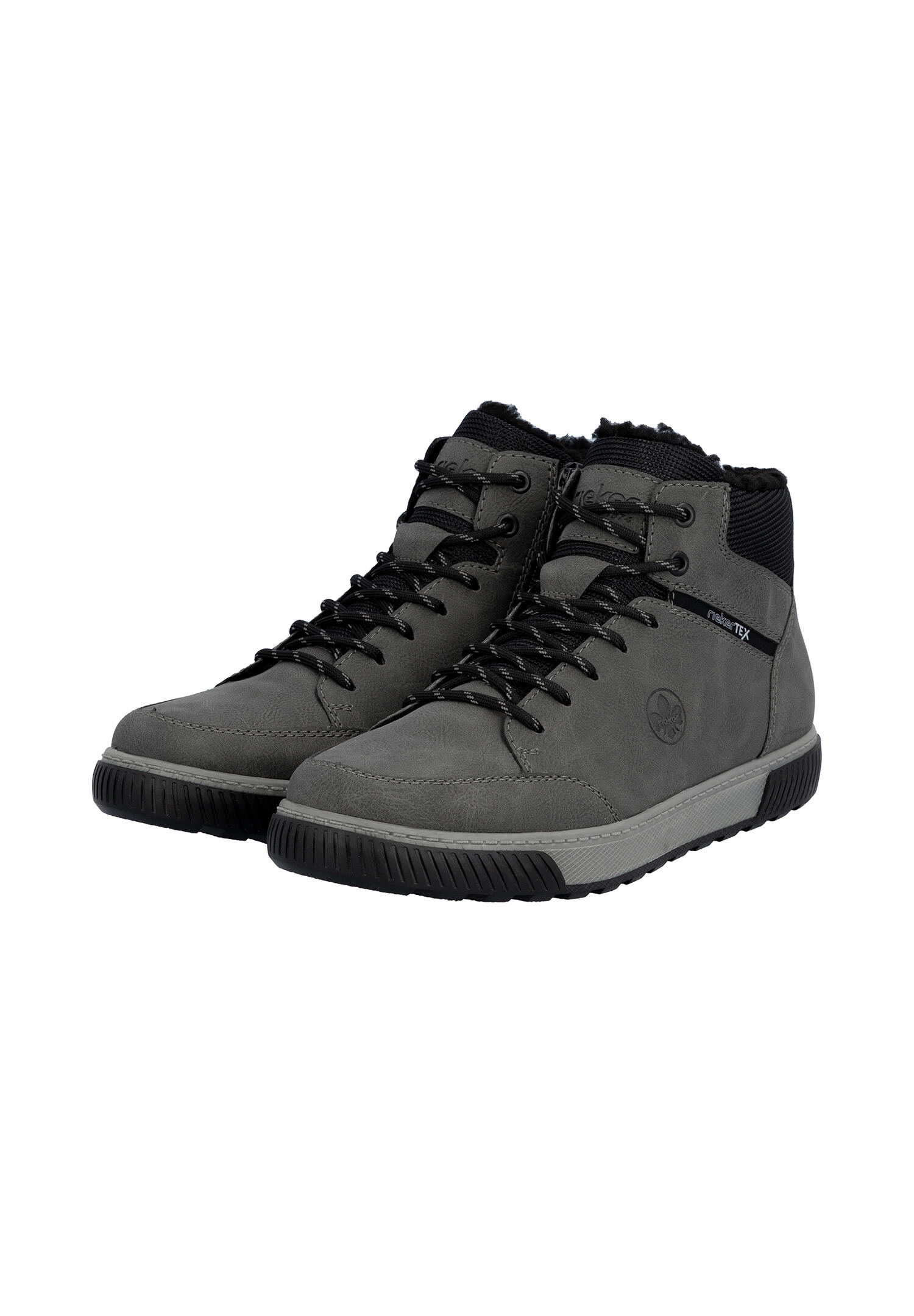 Rieker Herren Schnürstiefel Stiefelette Boots 18930-45 Grau 4/7