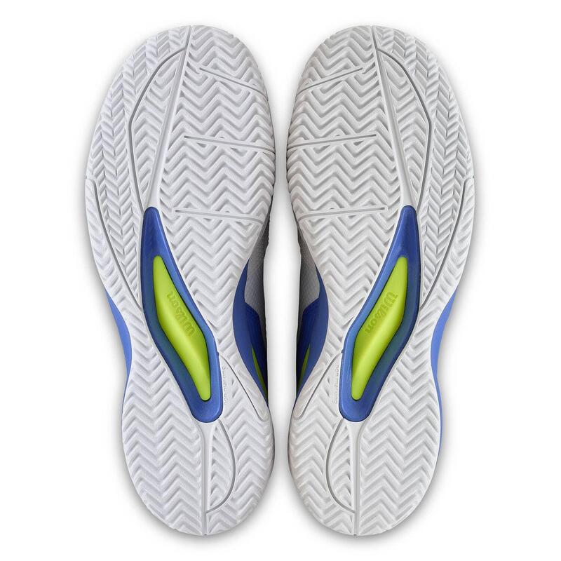Wilson Rush Pro Ace Blanco/azul/amarillo