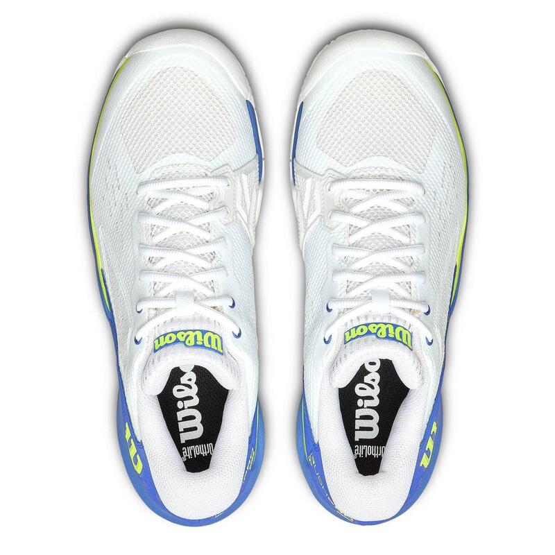 Wilson Rush Pro Ace Blanco/azul/amarillo