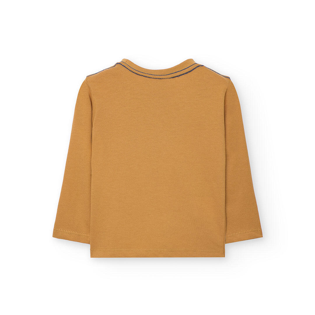 Camiseta Gimnasia Niño Boboli Amarillo 2/4