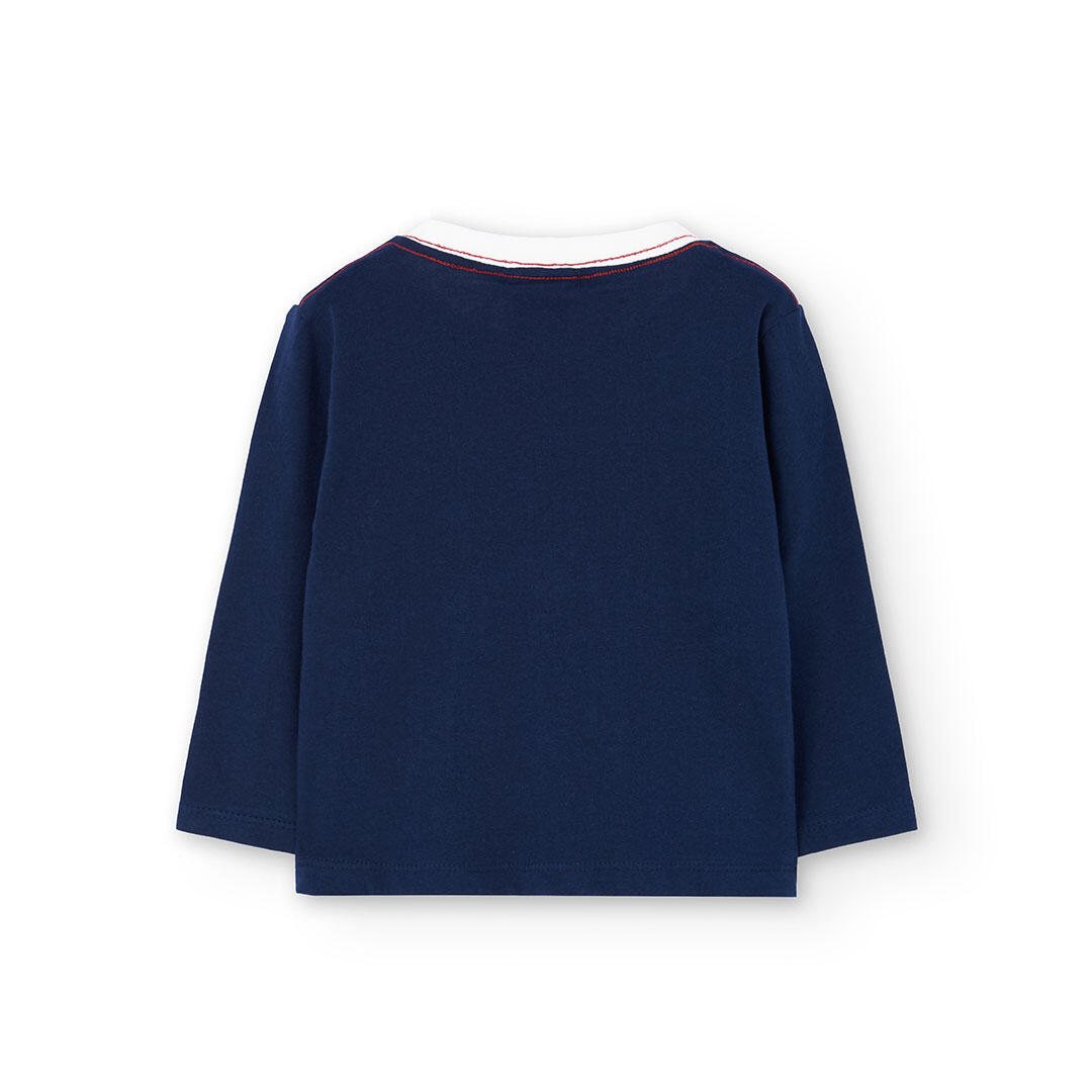 Camiseta Gimnasia Niño Boboli Azul 2/4