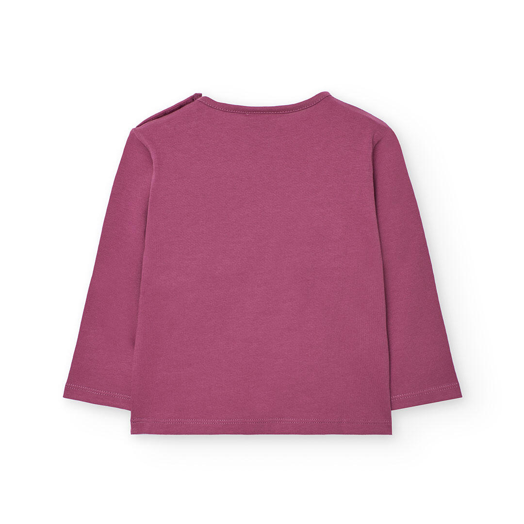 Camiseta Gimnasia Niña Boboli Rojo 2/4