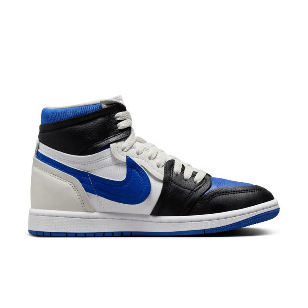 Jordan WMNS Air Jordan 1 Mid - Black Game Royal White Sail 2/5