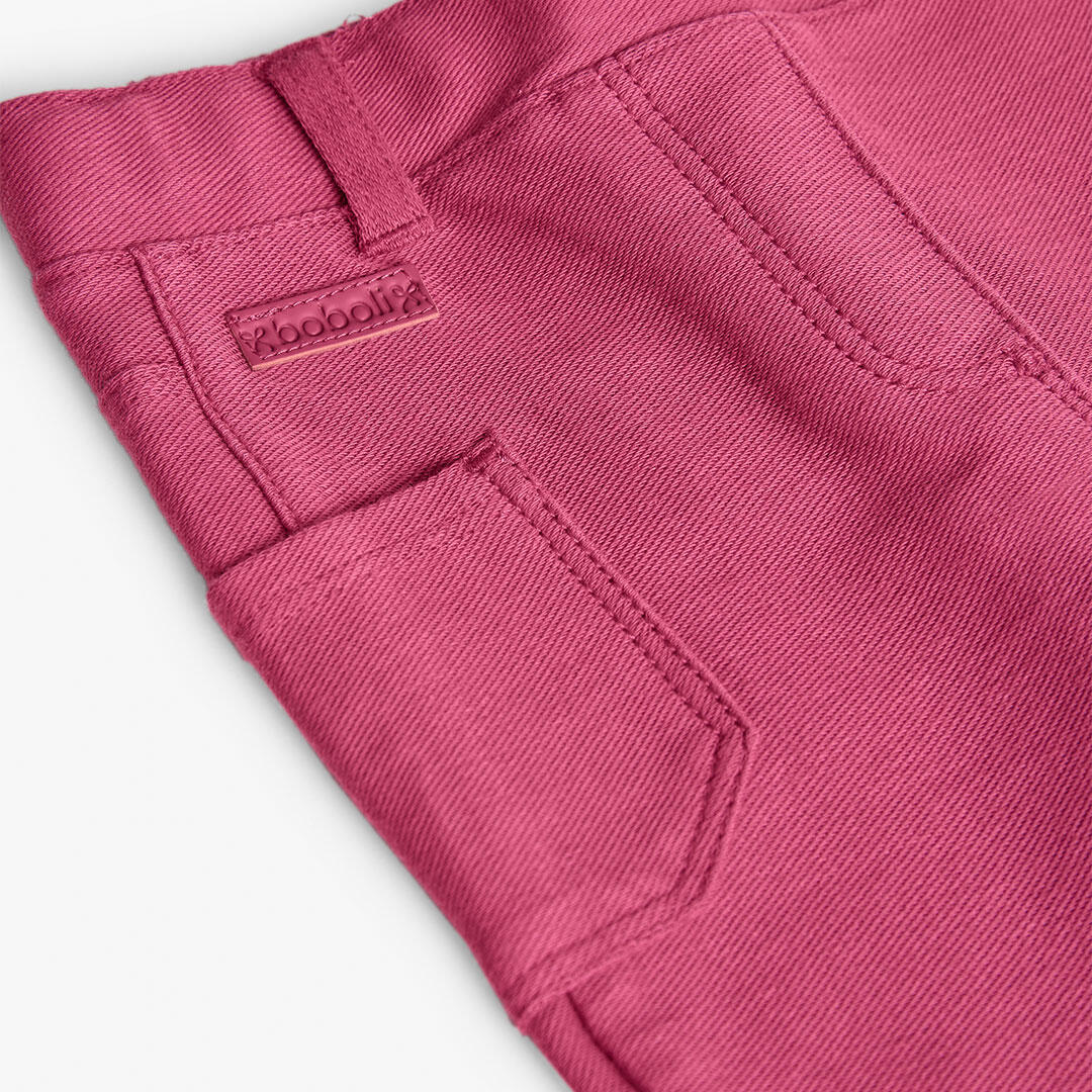 Pantalón Gimnasia Niña Boboli Rojo 3/4