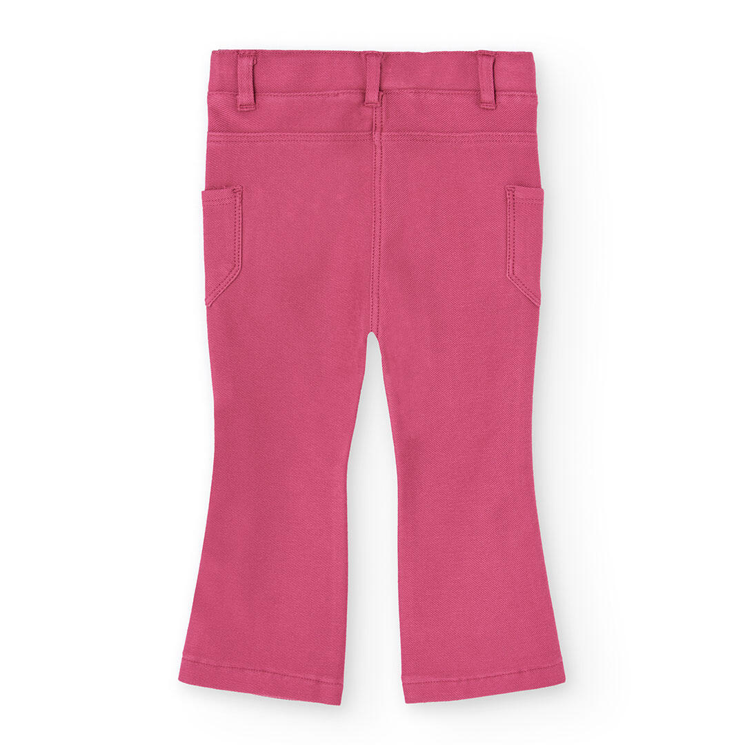 Pantalón Gimnasia Niña Boboli Rojo 2/4