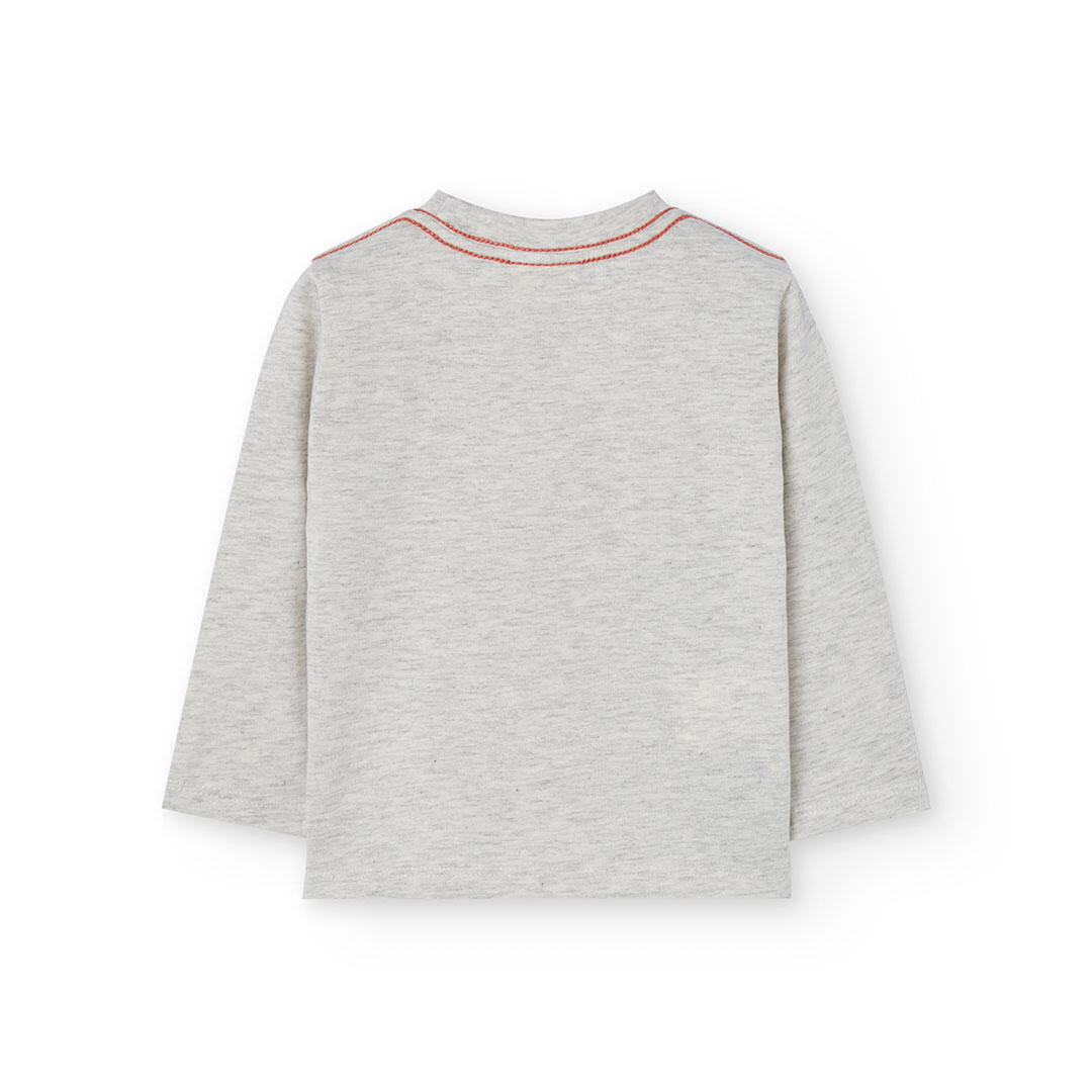 Camiseta Gimnasia Niño Boboli Beige 2/4