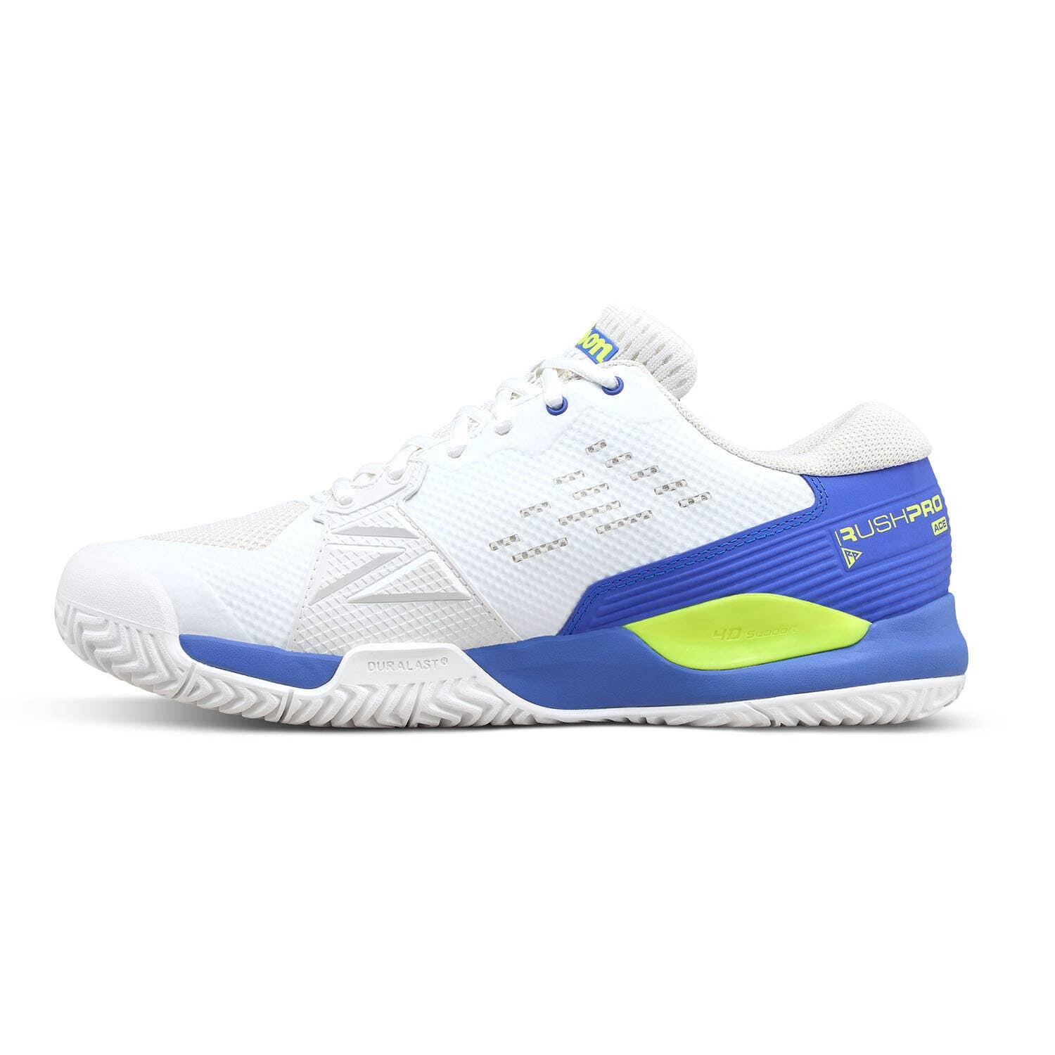 Wilson Rush Pro Ace Blanc/bleu/jaune 2/7