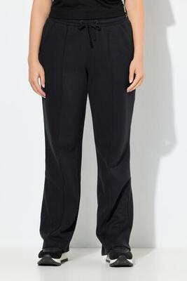 Dames joggingbroek bies wijde pijpen elastische tailleband