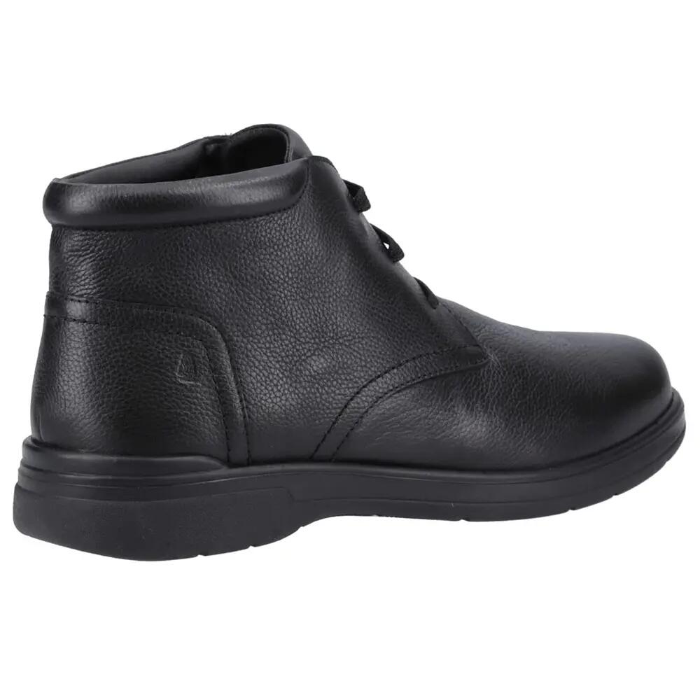 Mens Malcolm Leather Chukka Boots (Black) 2/5