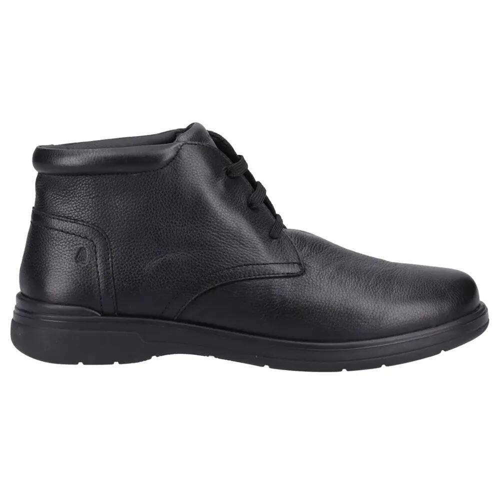 Mens Malcolm Leather Chukka Boots (Black) 4/5