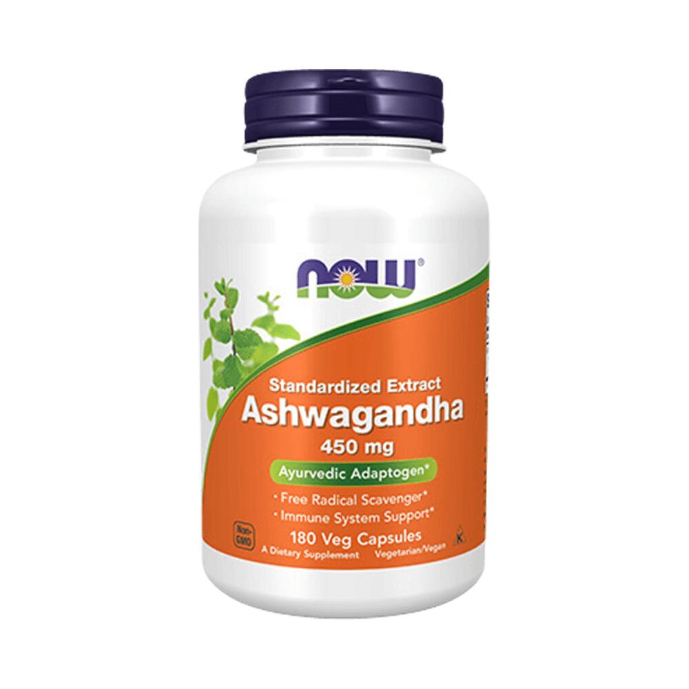 Now Foods - Now Foods Ashwagandha 450mg (180 Vcaps) Unflavoured - Antioxydant - Decathlon