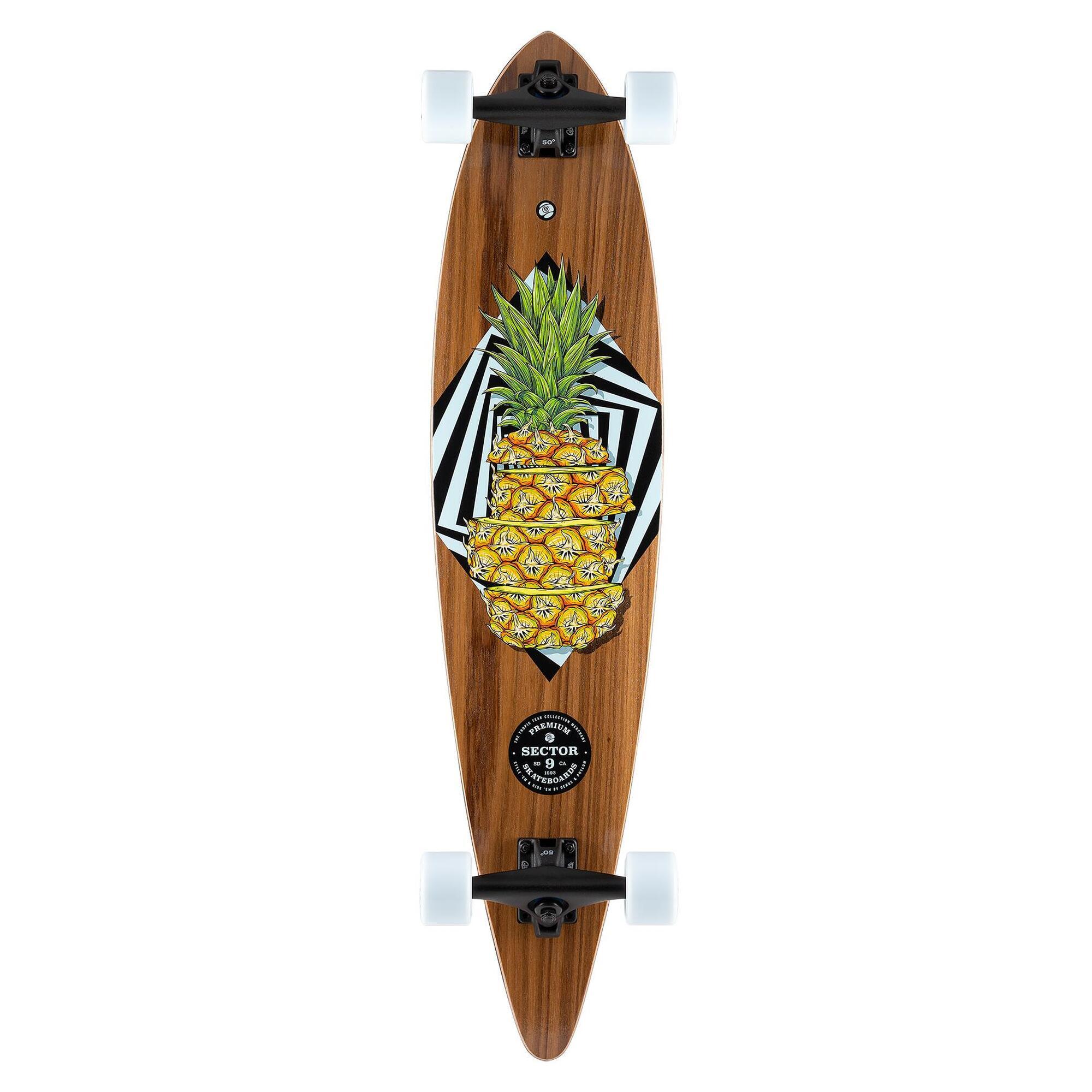 Sector 9 - Longboard Complet Merchant Trader - Longboard Skate - Marron - 102 Cm - Decathlon