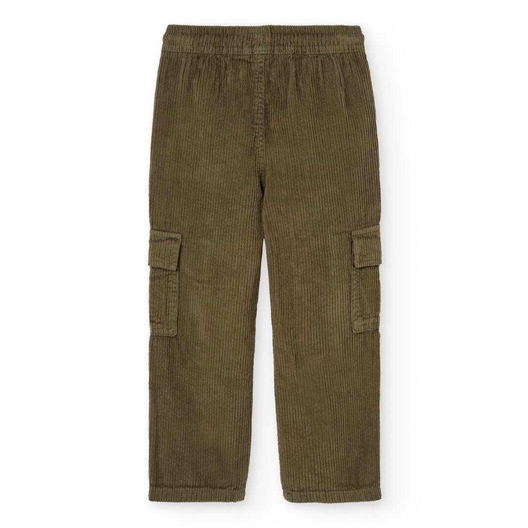 Pantalón Gimnasia Niño Boboli Verde 2/4