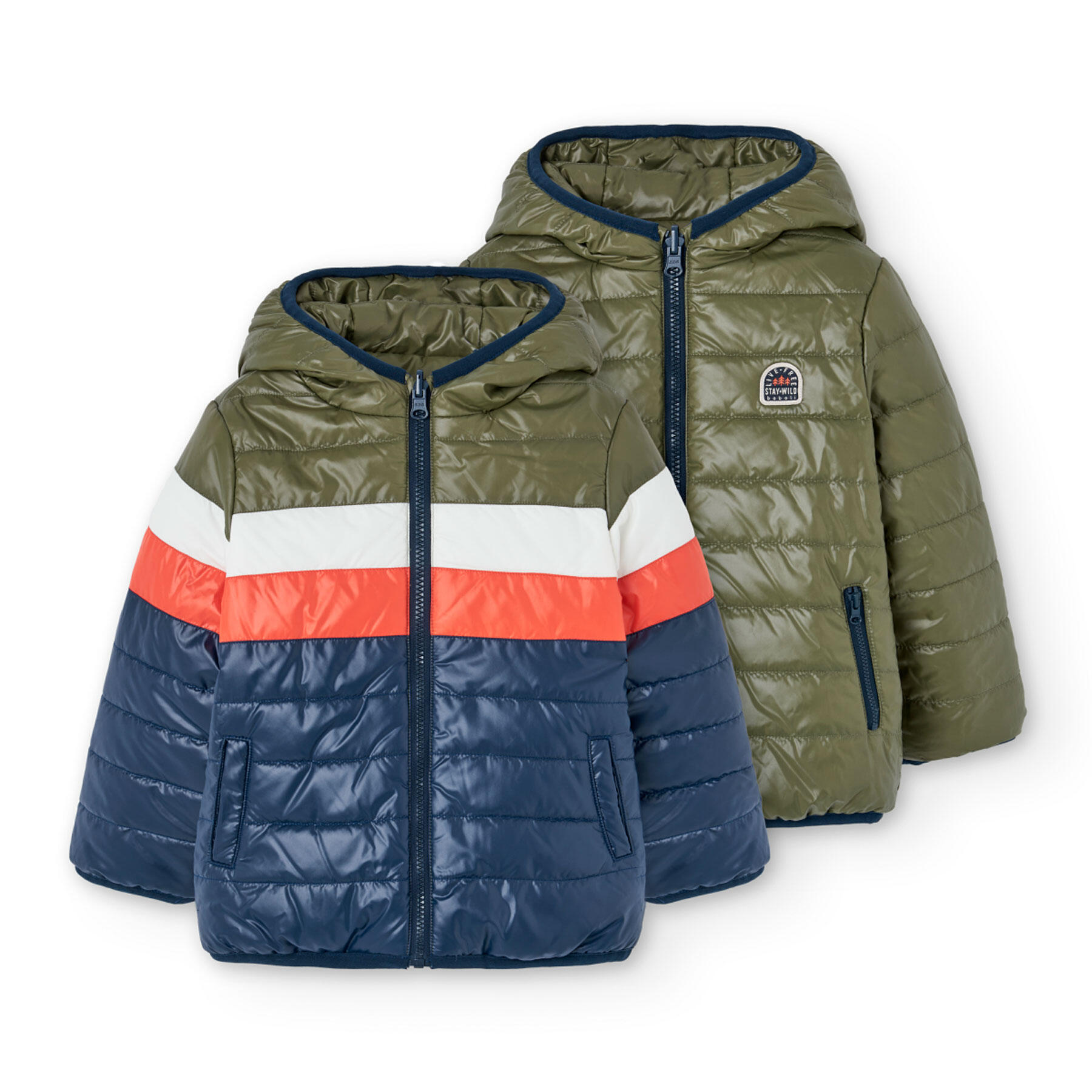 Parka Senderismo Niño Boboli Azul 1/7