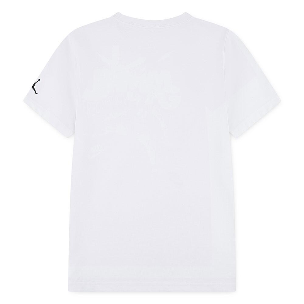 T-shirt ragazzo air jordan jdb mj jamming - bianco 2/4