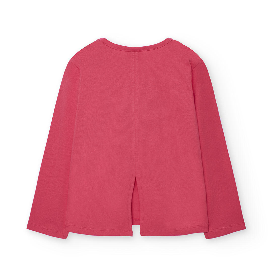 Camiseta Gimnasia Niña Boboli Rojo 2/4
