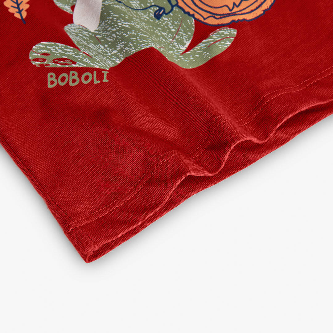 Camiseta Gimnasia Niño Boboli Rojo 4/4