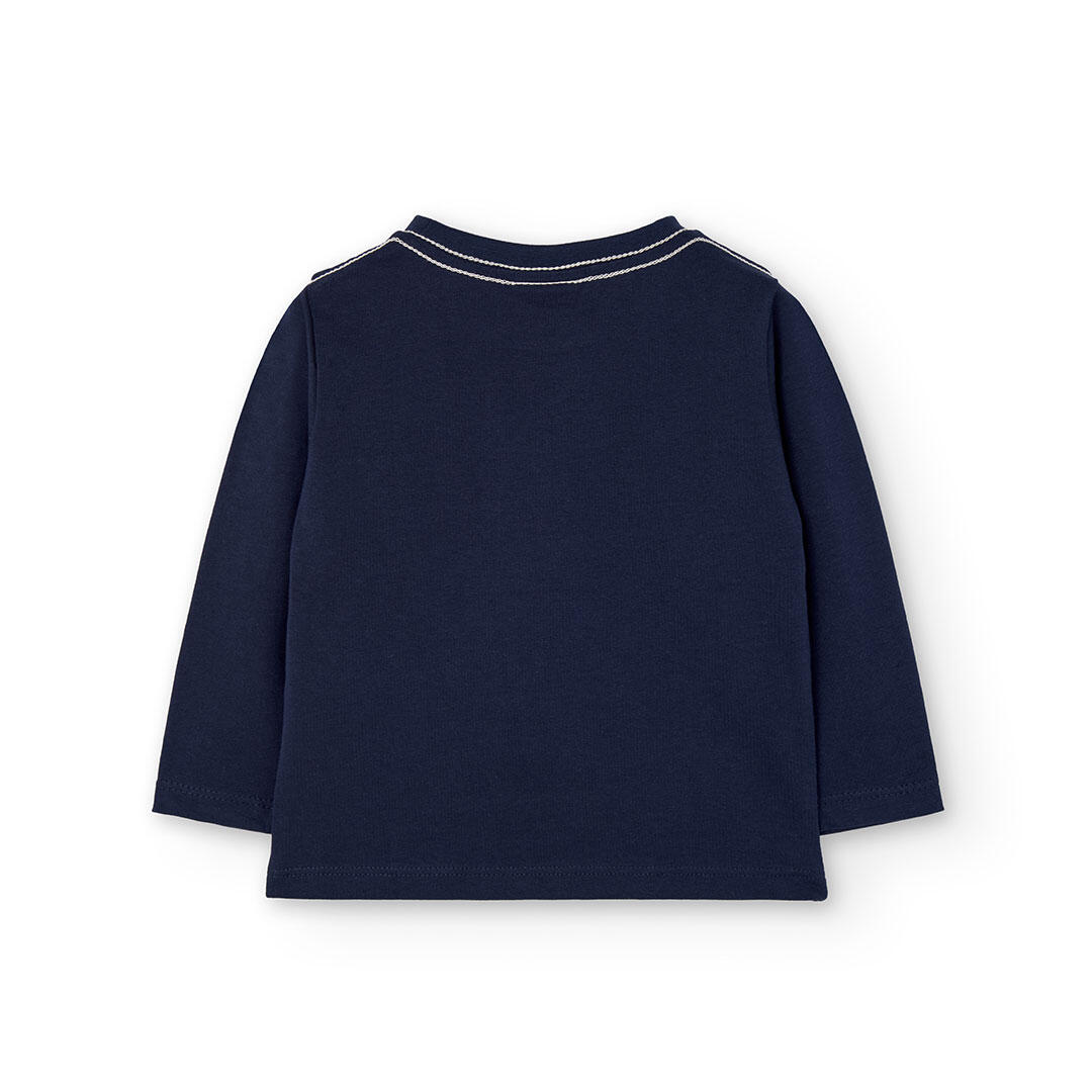 Camiseta Gimnasia Niño Boboli Azul 2/4