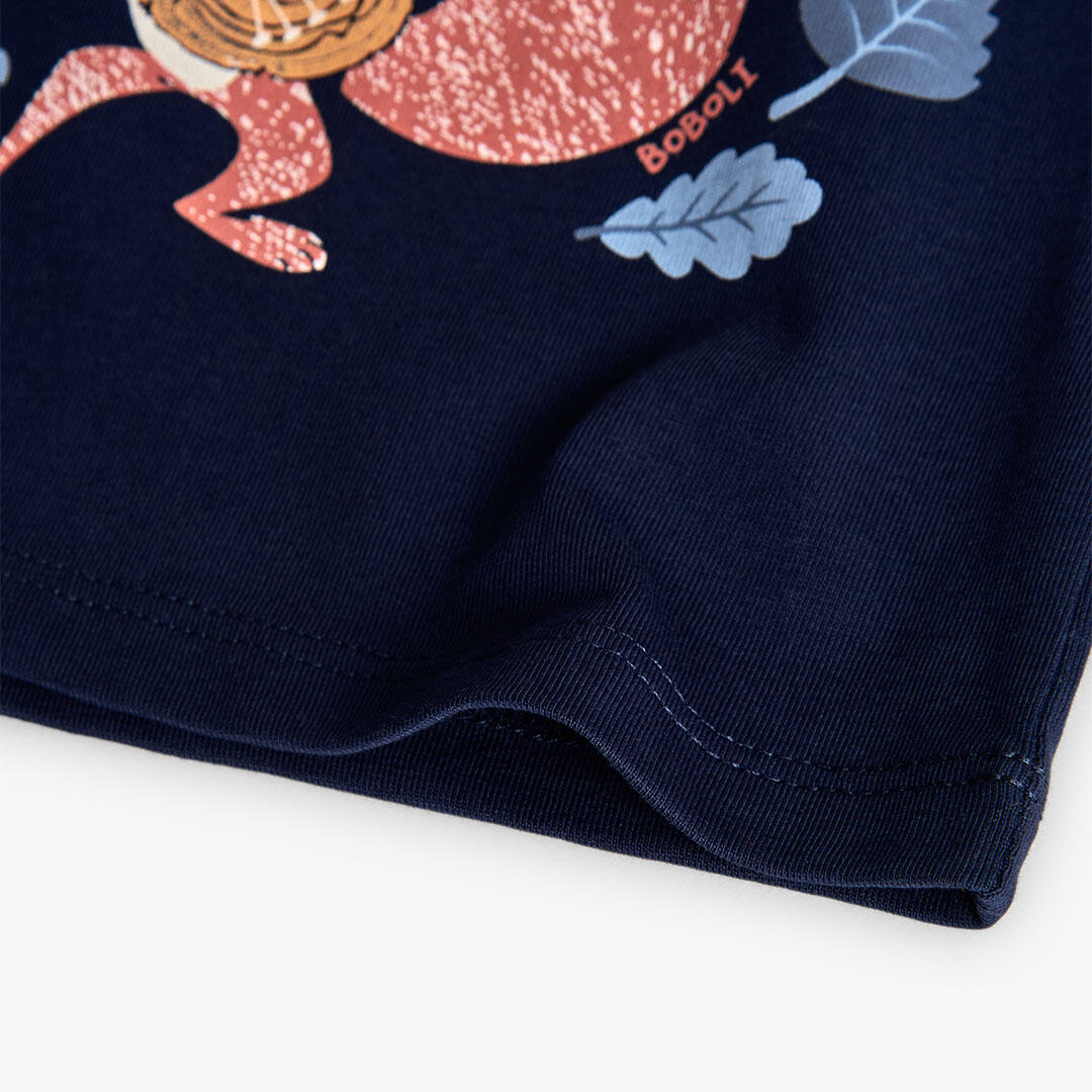 Camiseta Gimnasia Niño Boboli Azul 4/4