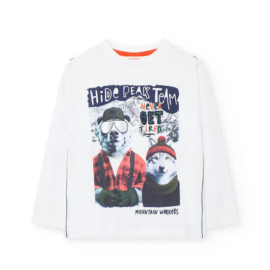 T-shirt Boboli Blanc Enfant