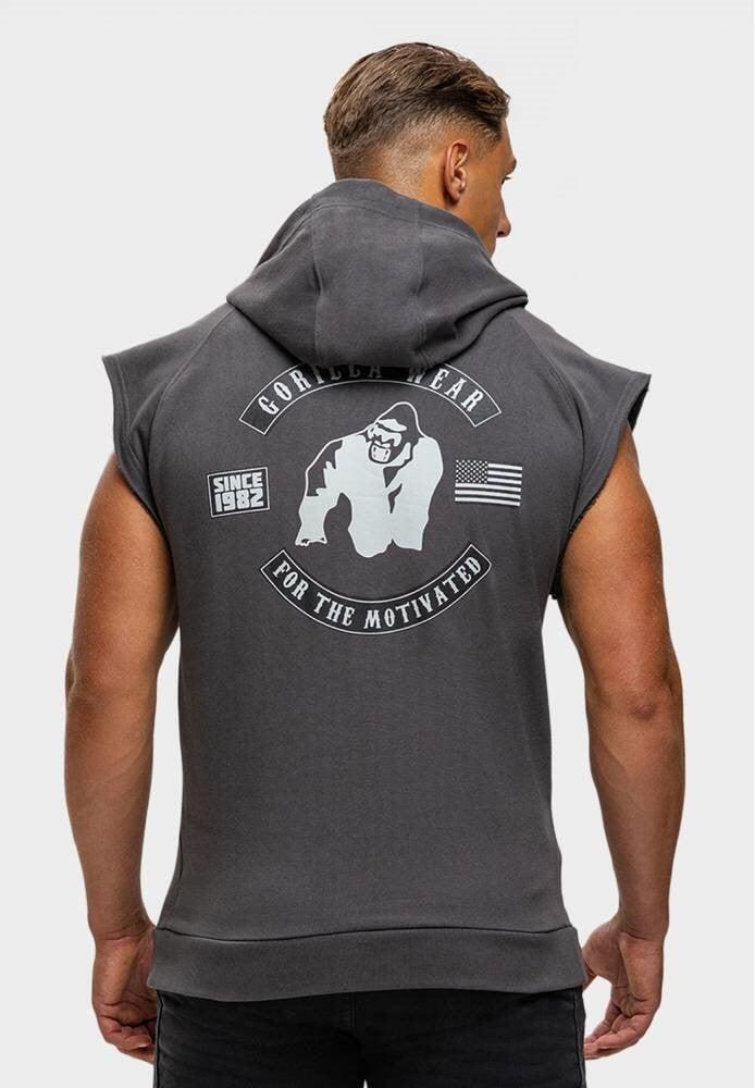 Huntley Ärmelloses Kapuzenshirt - Dark Grau 3/6
