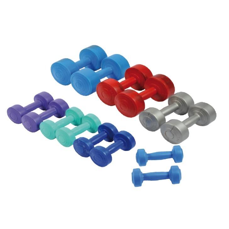 Pair of cement dumbbells Sporti