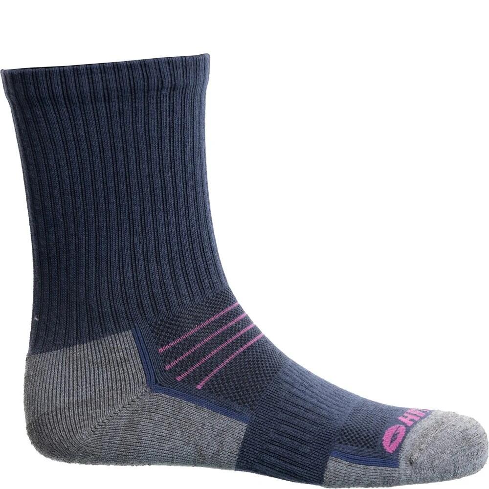 Unisex Adult Altitude Hike Coolmax Socks (Pack of 3) (Black/Blue) 2/2
