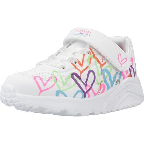 Baskets bébé fille Skechers Uno Lite Love Levitate