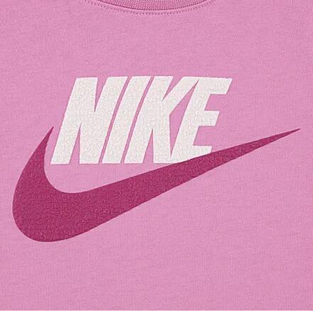 T-shirt bambina nike club family - rosa 3/5