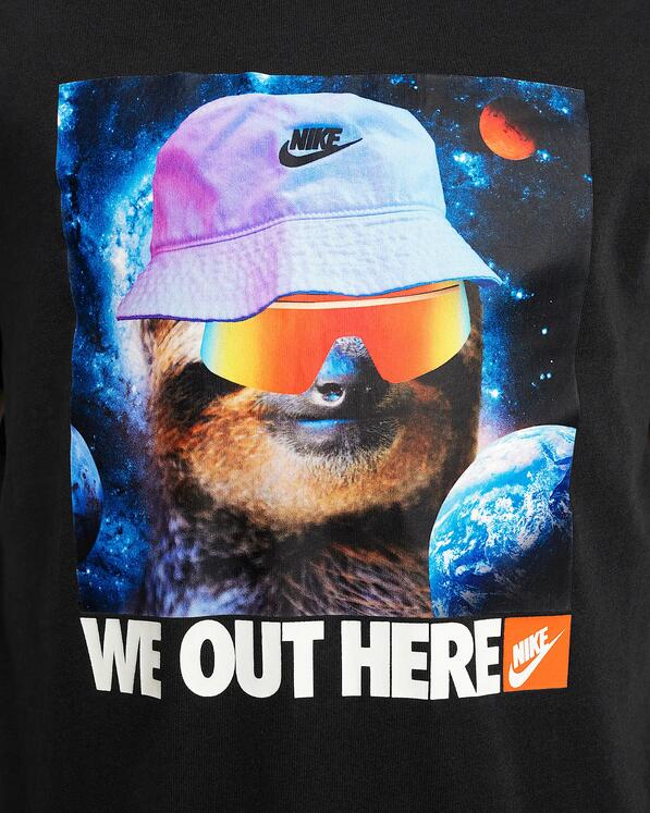 T-shirt ragazzo nike tee sloth - nero 2/4