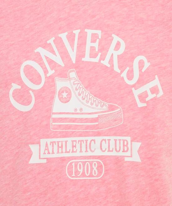 T-shirt ragazza converse lt jellyfish jitter htr - rosa 3/3