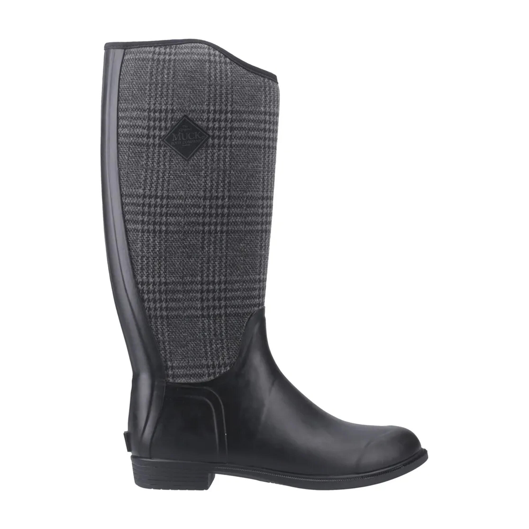 Bottes De Pluie DERBY TALL Femme (Noir) 3/4