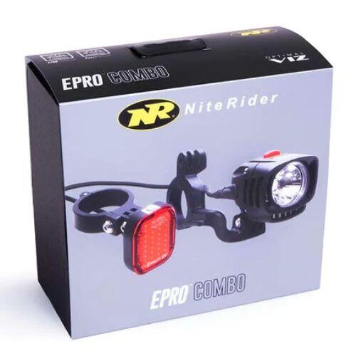Luce anteriore con cavo di collegamento alla batteria NiteRider Epro 4/4