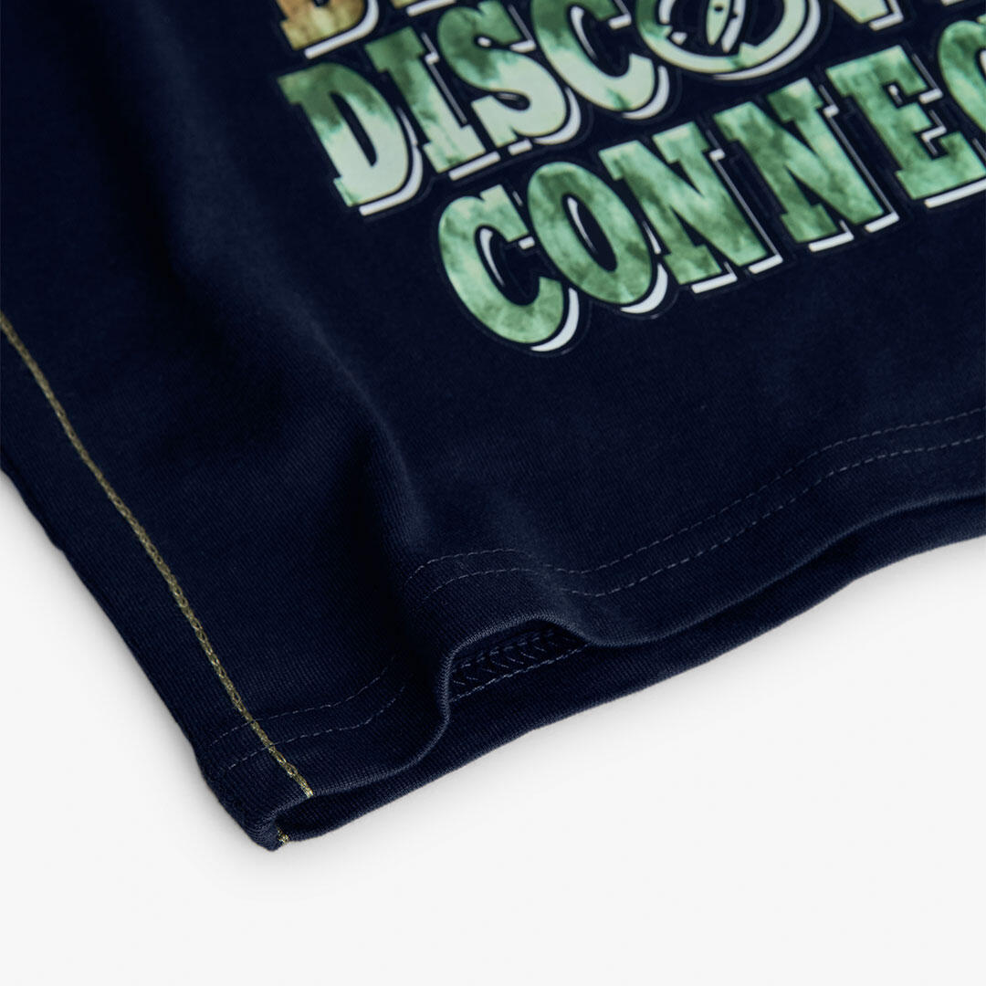 Camiseta Gimnasia Niño Boboli Azul 4/4